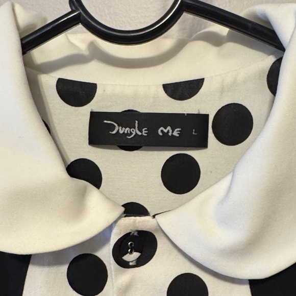 Black and White Polka Dot Dress - Picture 2 of 6